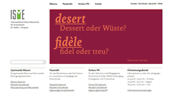 Desktop Screenshot of isme.ch