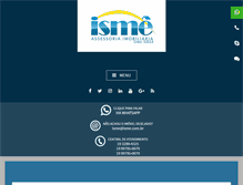 Tablet Screenshot of isme.com.br